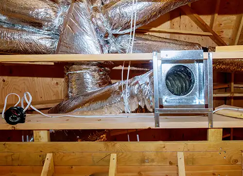 residential ducts in a house